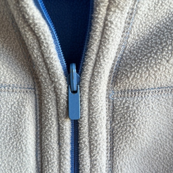 Reversible blue/gray fleece jacket - Picture 9 of 9